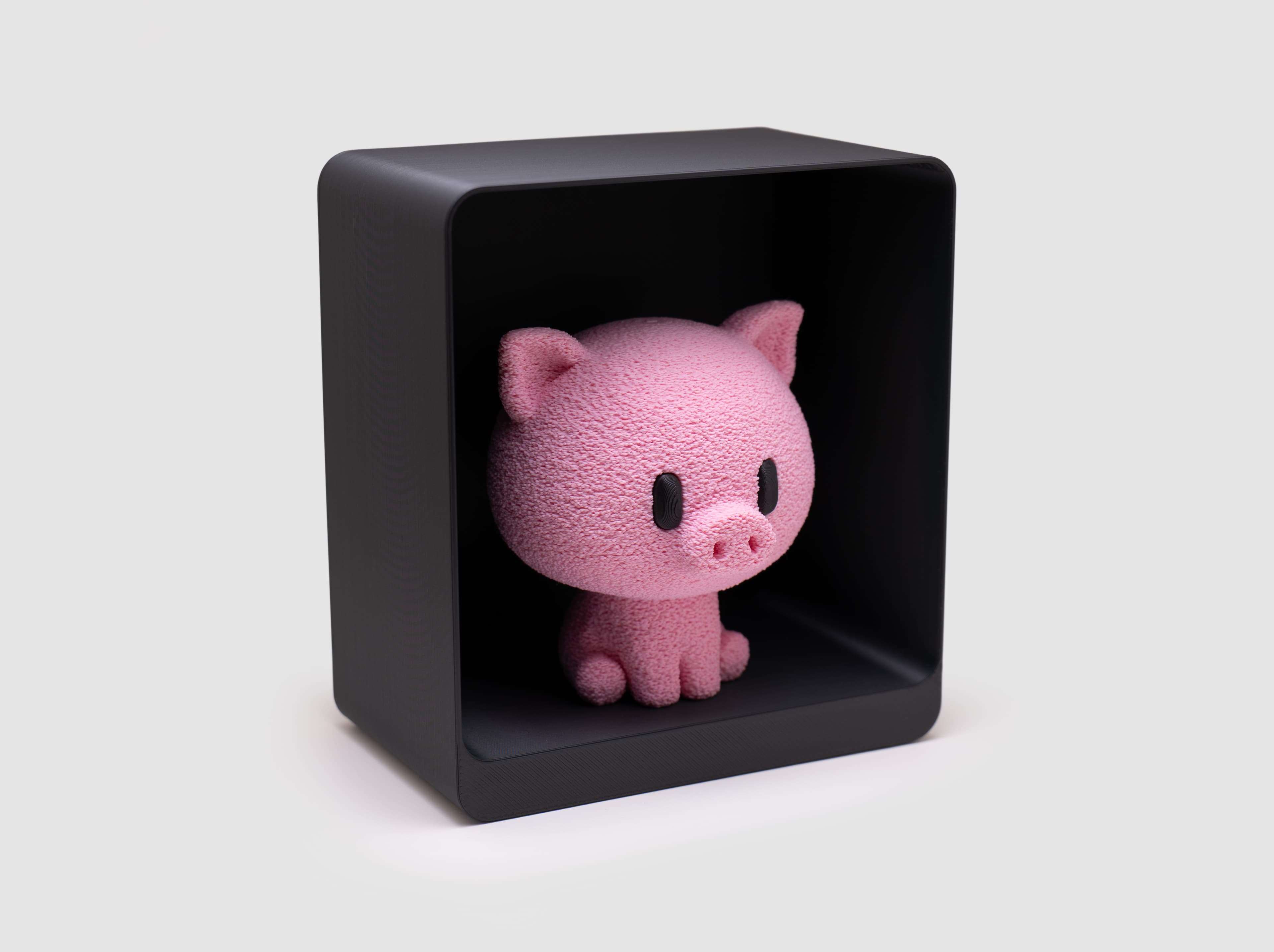 Cochon — figurine & socle