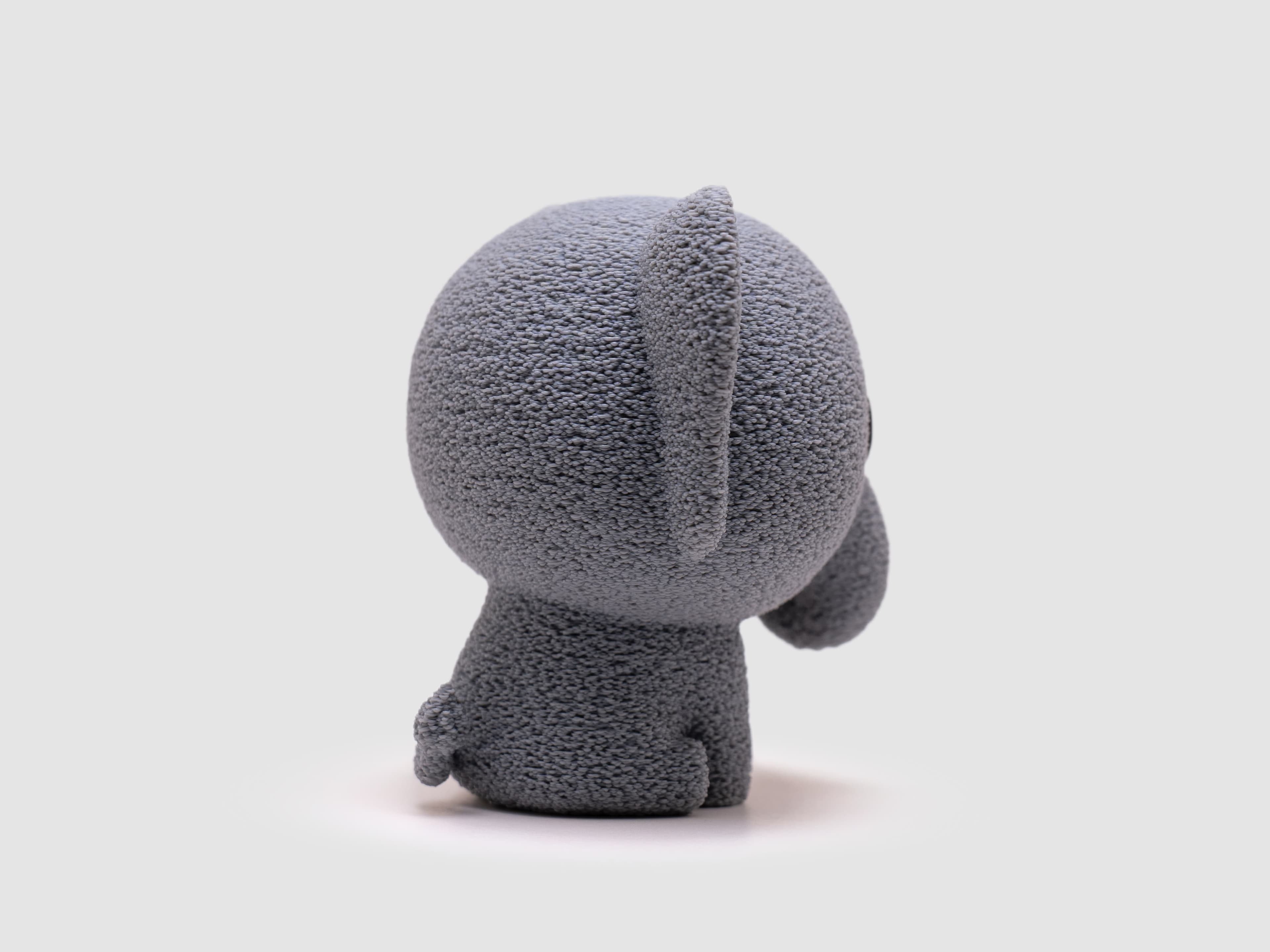 Éléphant — figurine & socle