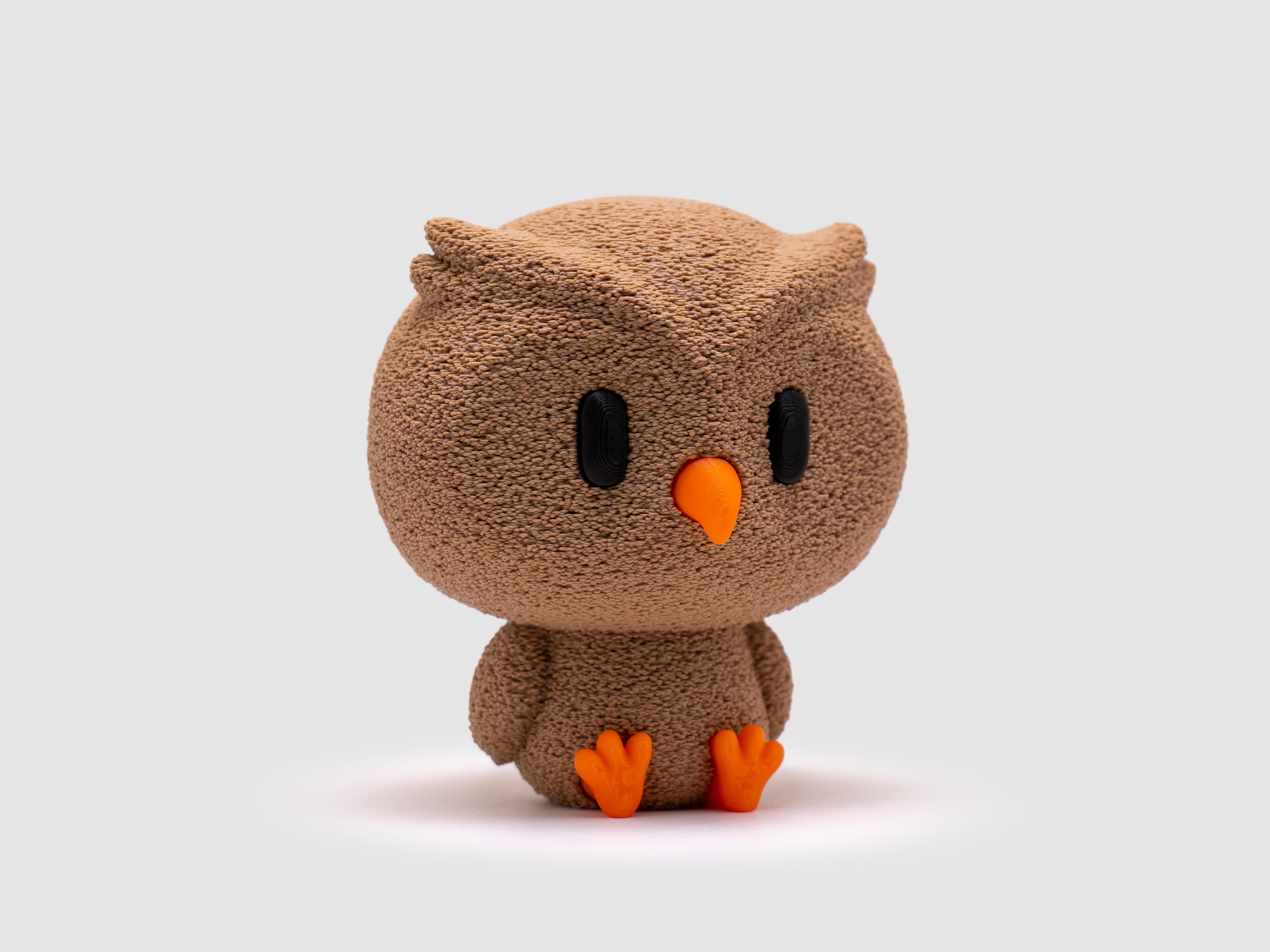 Hibou — figurine & socle