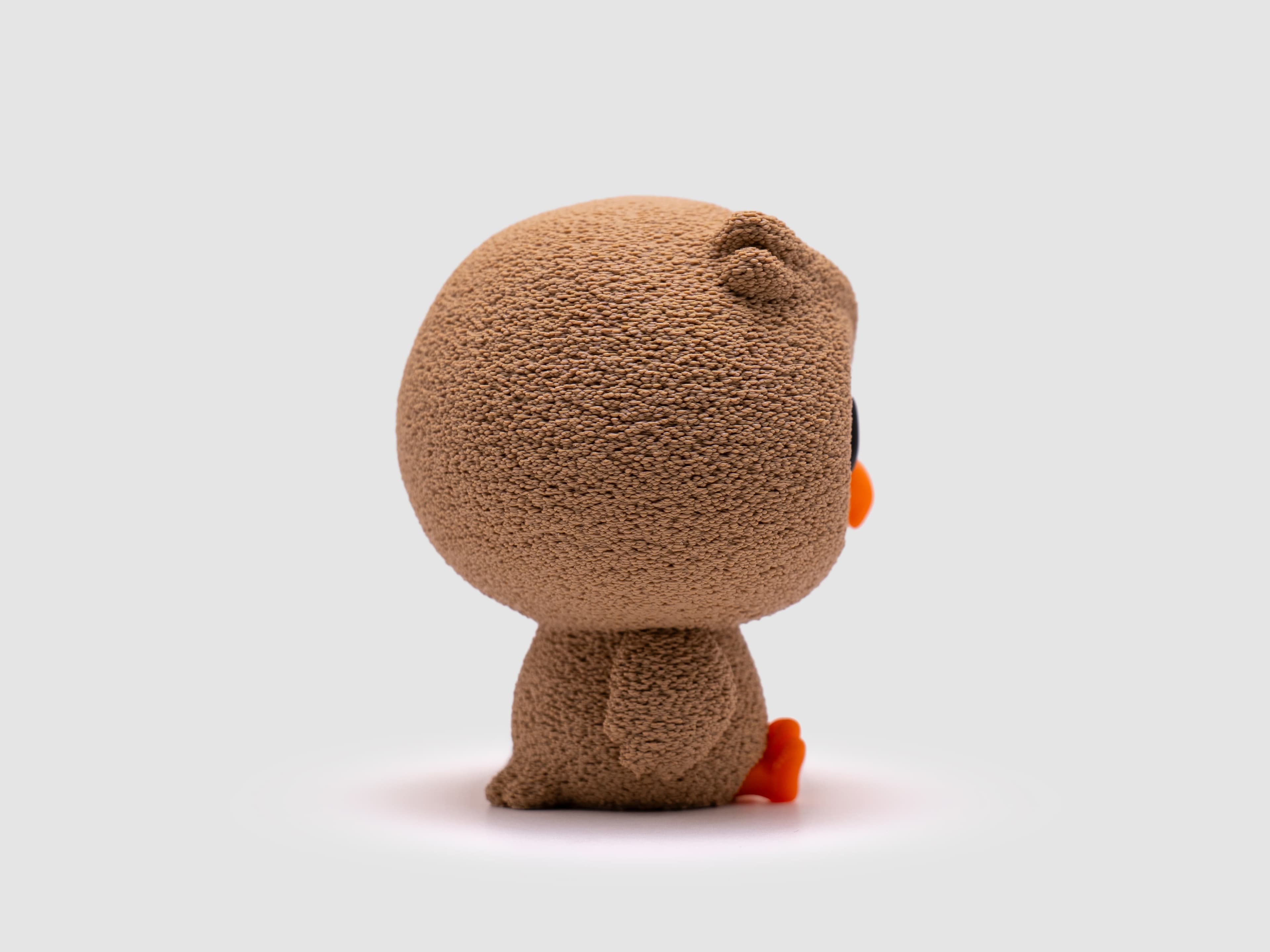 Hibou — figurine & socle