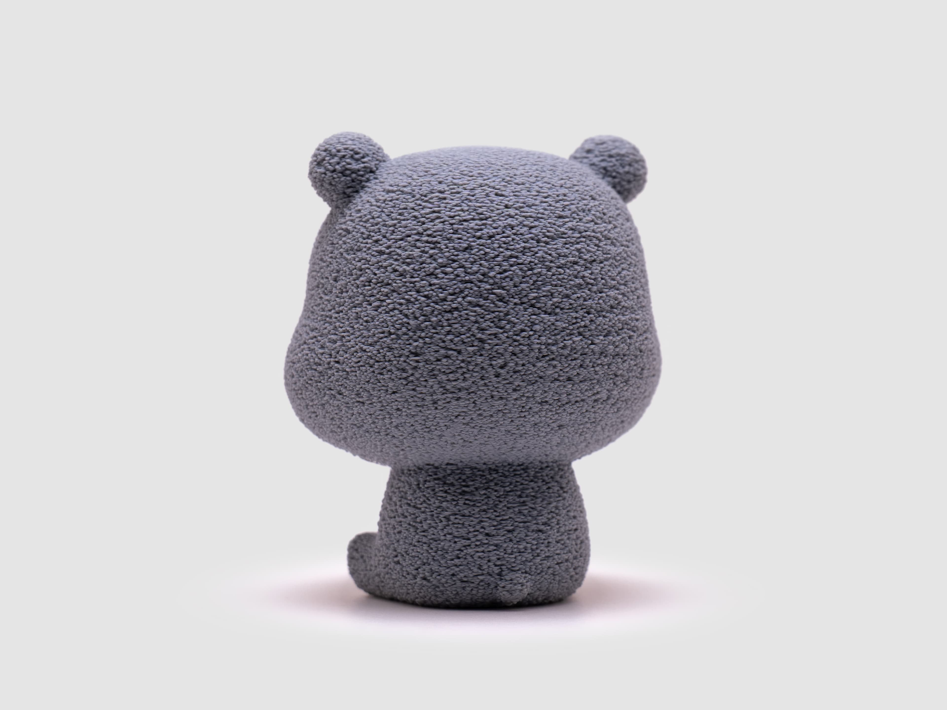 Hippopotame — figurine & socle