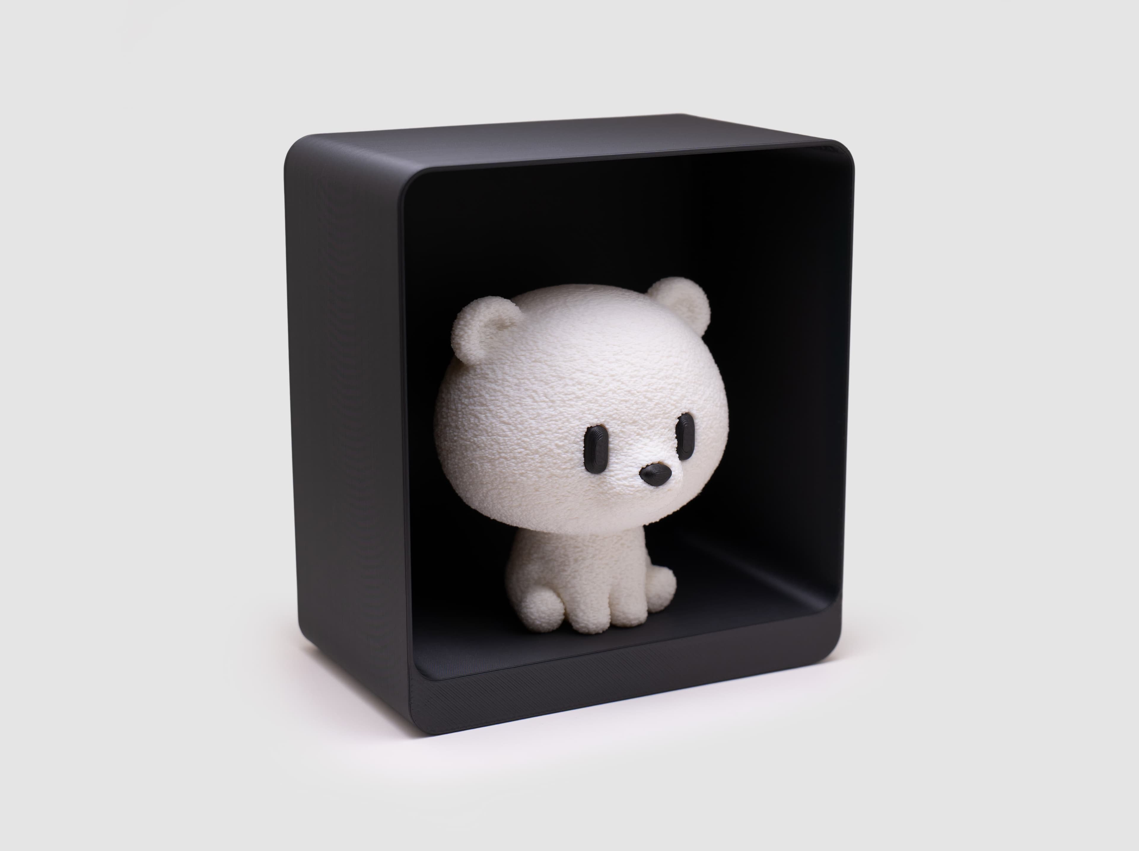 Ours polaire — figurine & socle