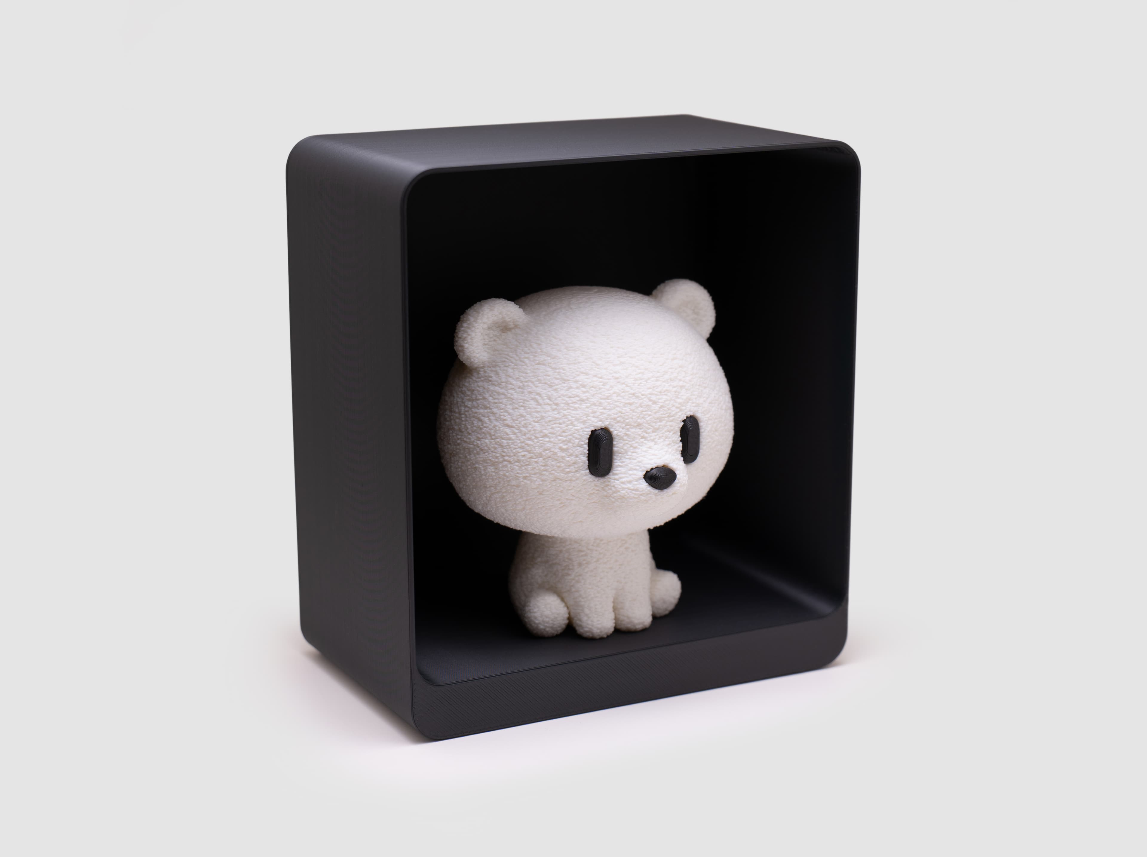 Ours polaire — figurine & socle