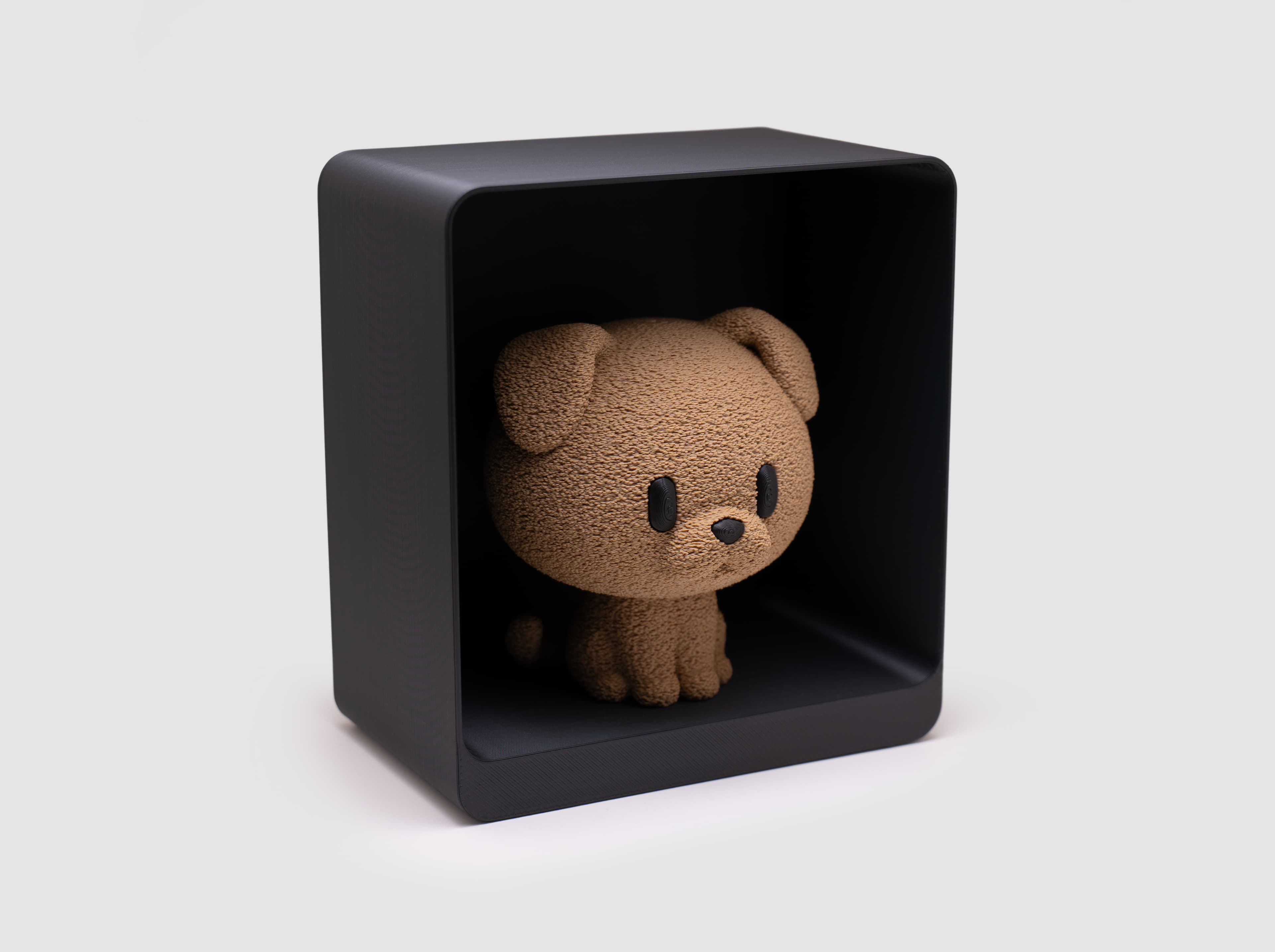 Petit chien — figurine & socle