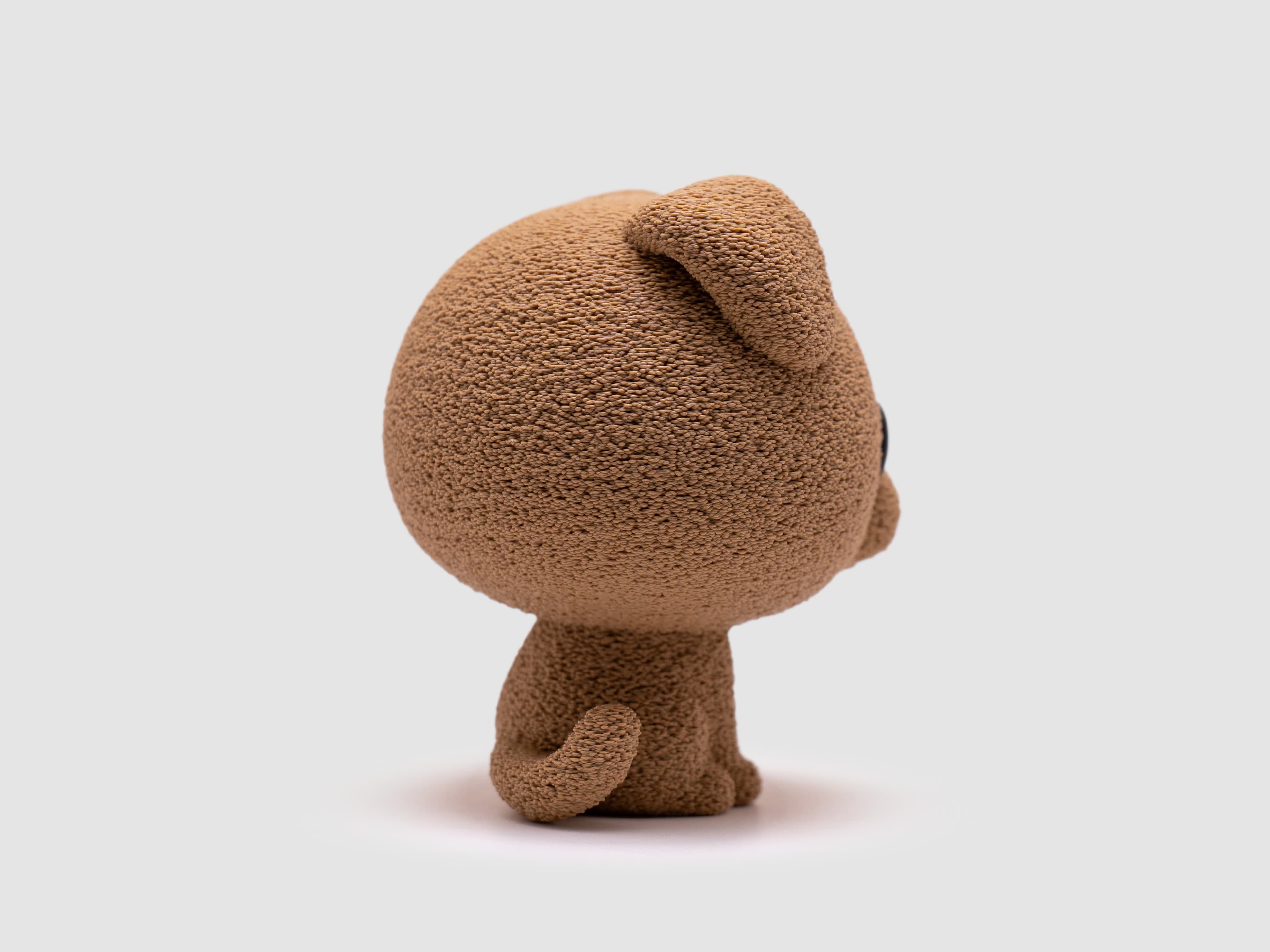 Petit chien — figurine & socle