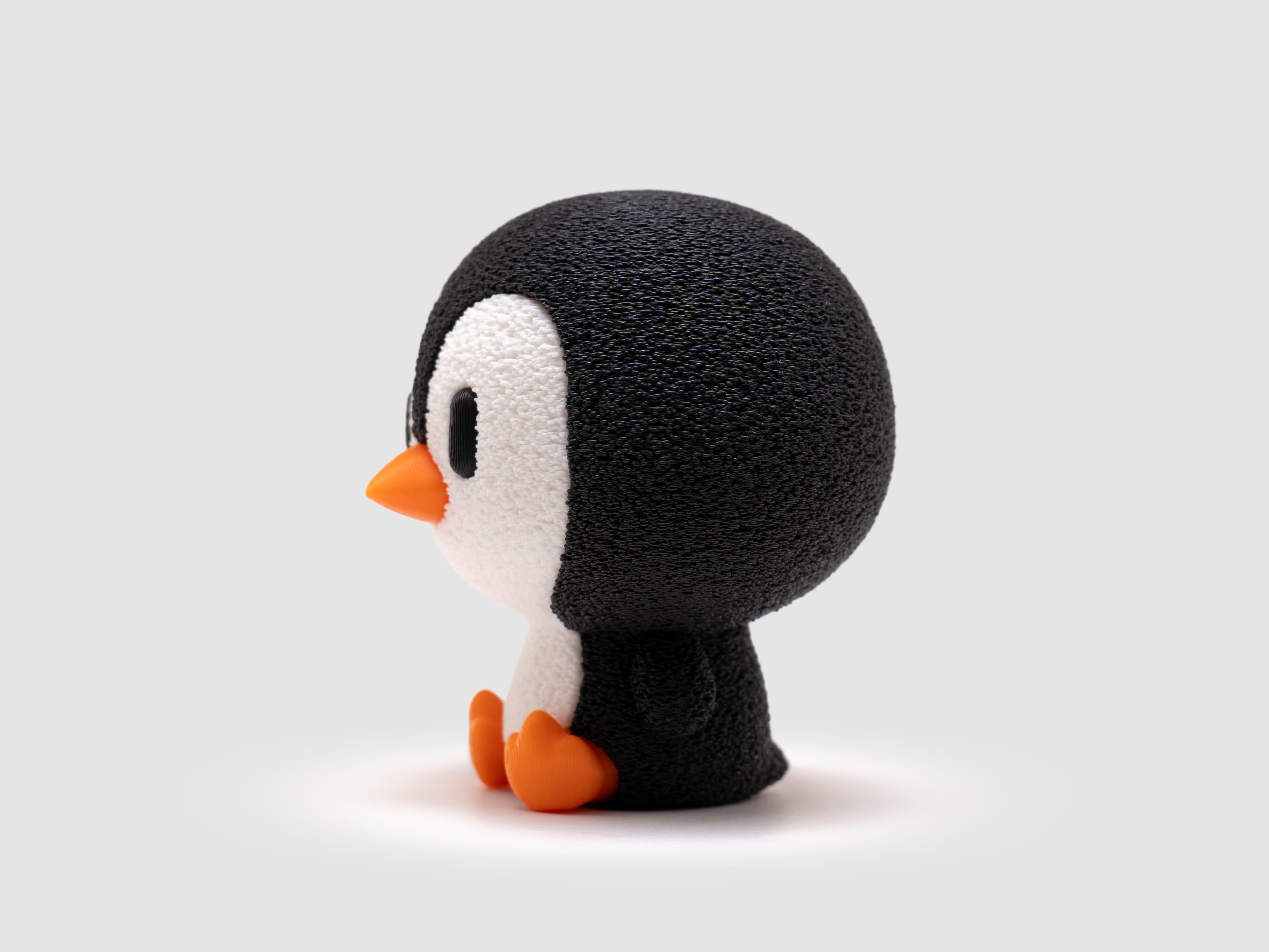 Pingouin — figurine & socle