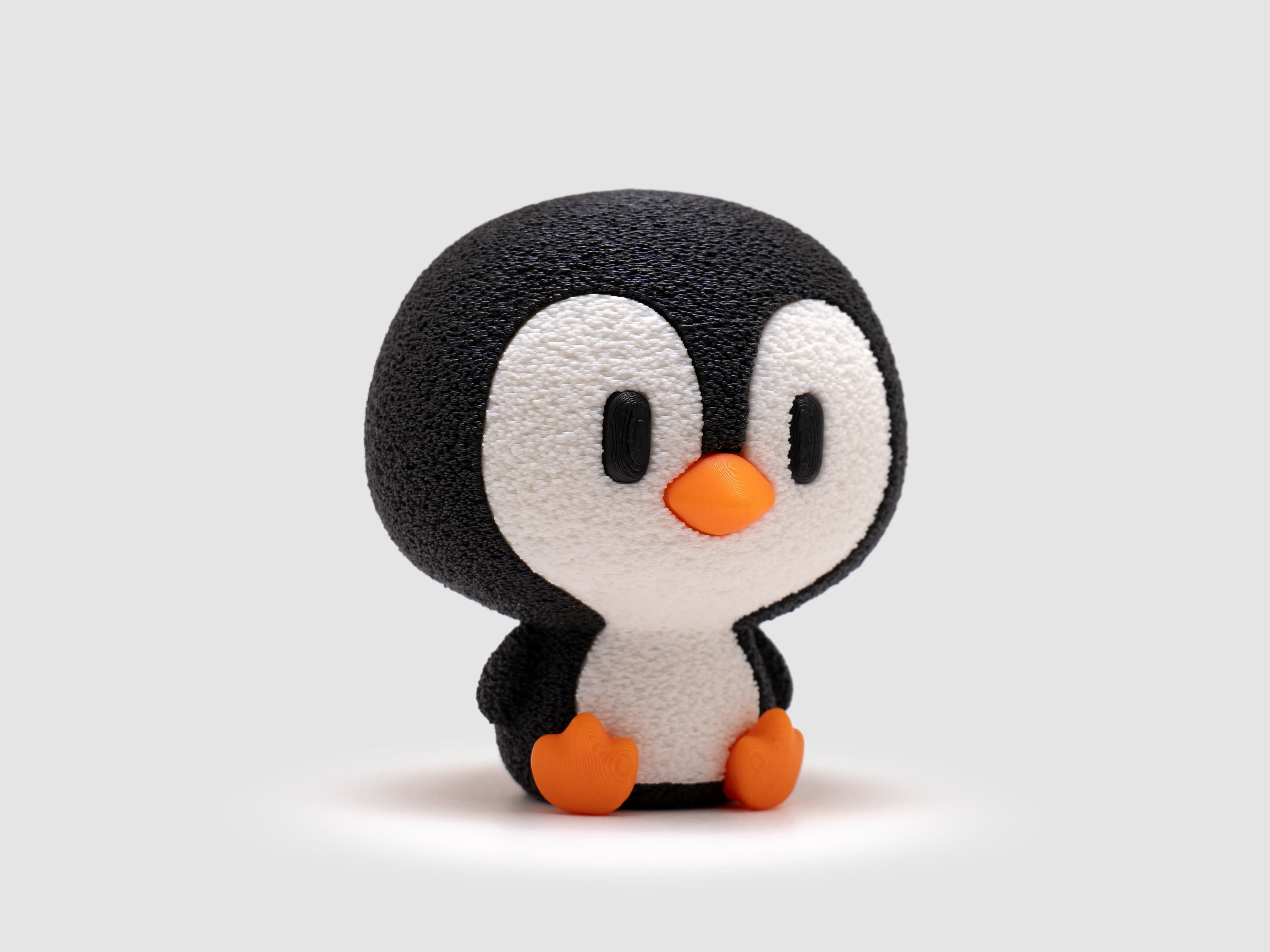 Pingouin — figurine & socle