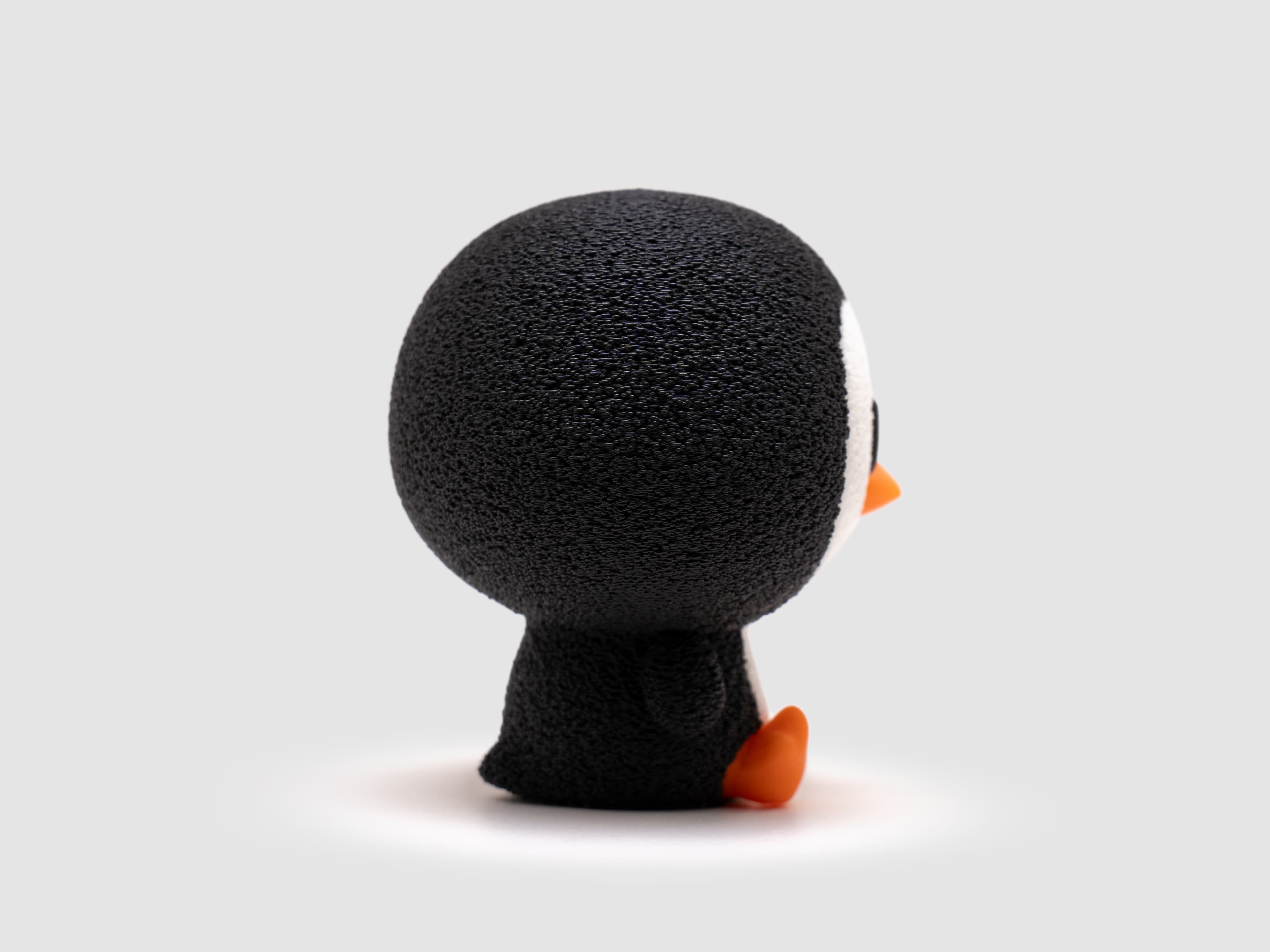 Pingouin — figurine & socle