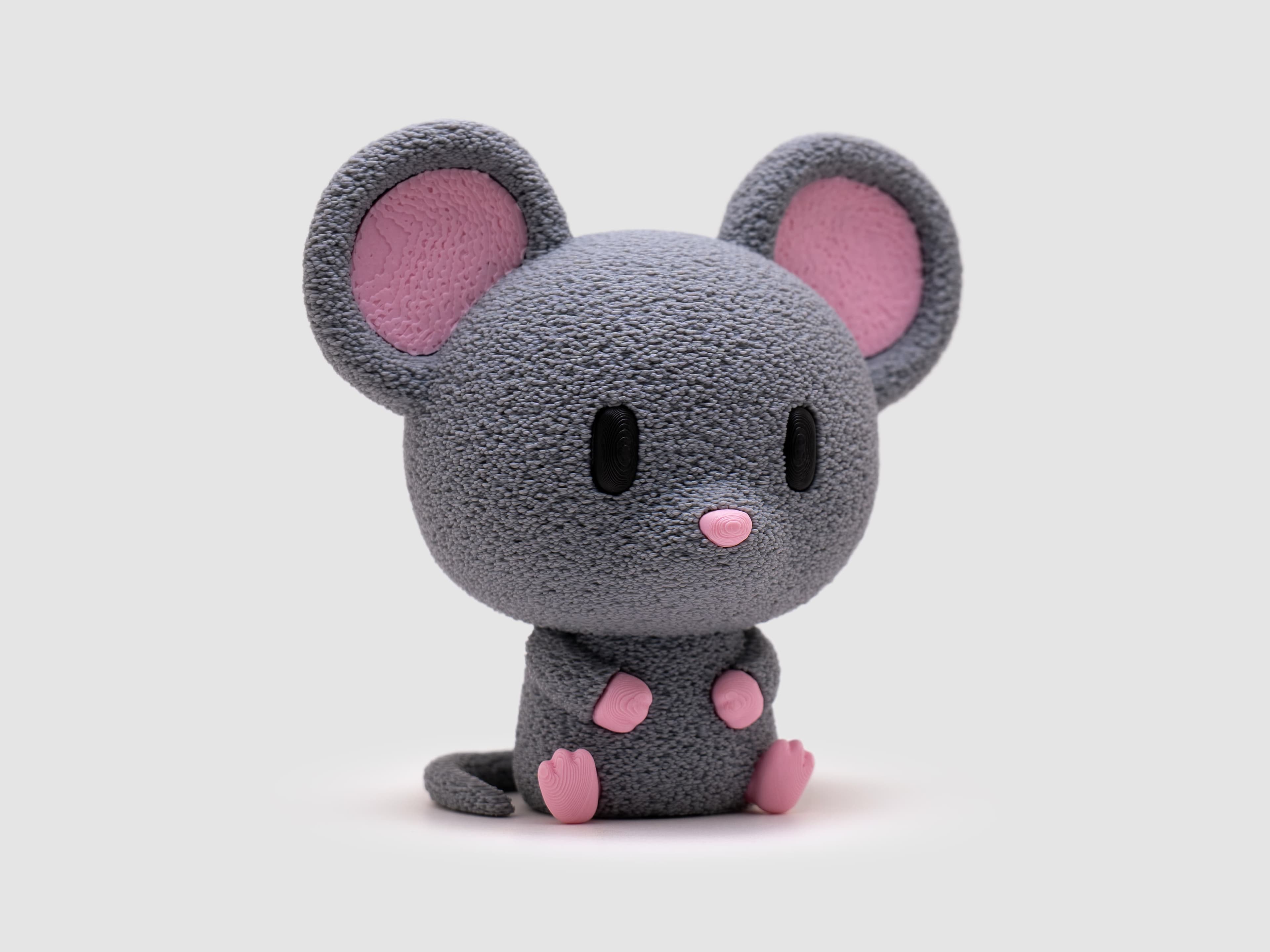 Souris — figurine & socle