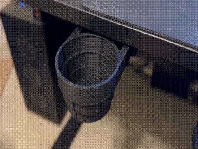 Porte-gobelet de bureau rétractable