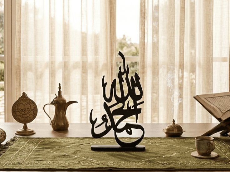 Alhamdulillah — support calligraphie (déco islamique)