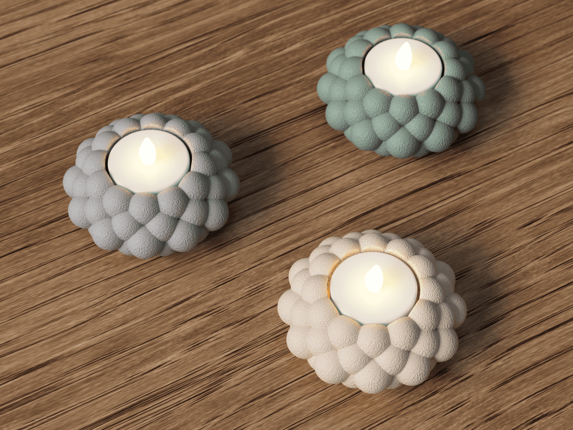Photophore Bulles (bougie LED)