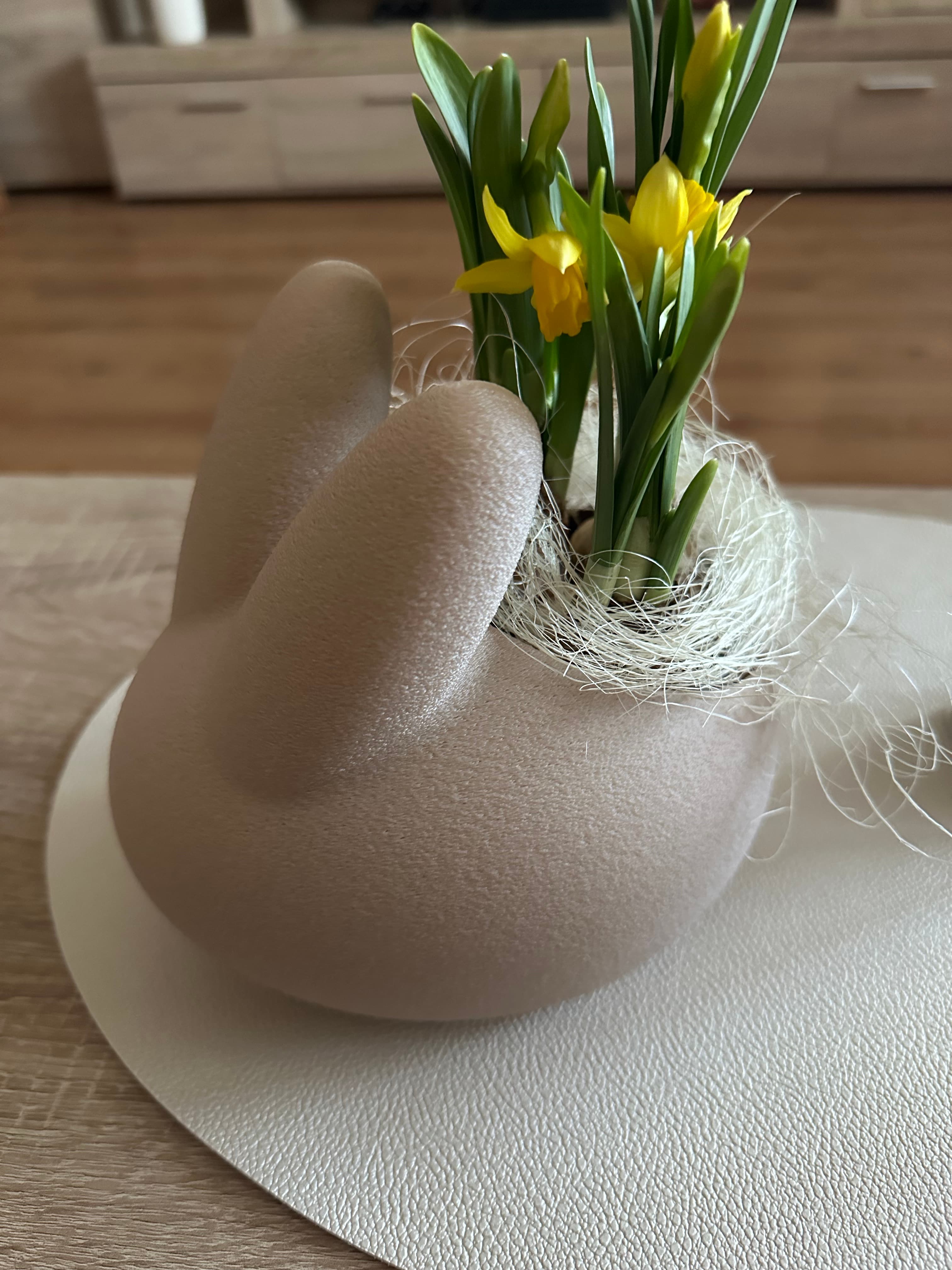 Photophore Lapin de Pâques (bougie LED)