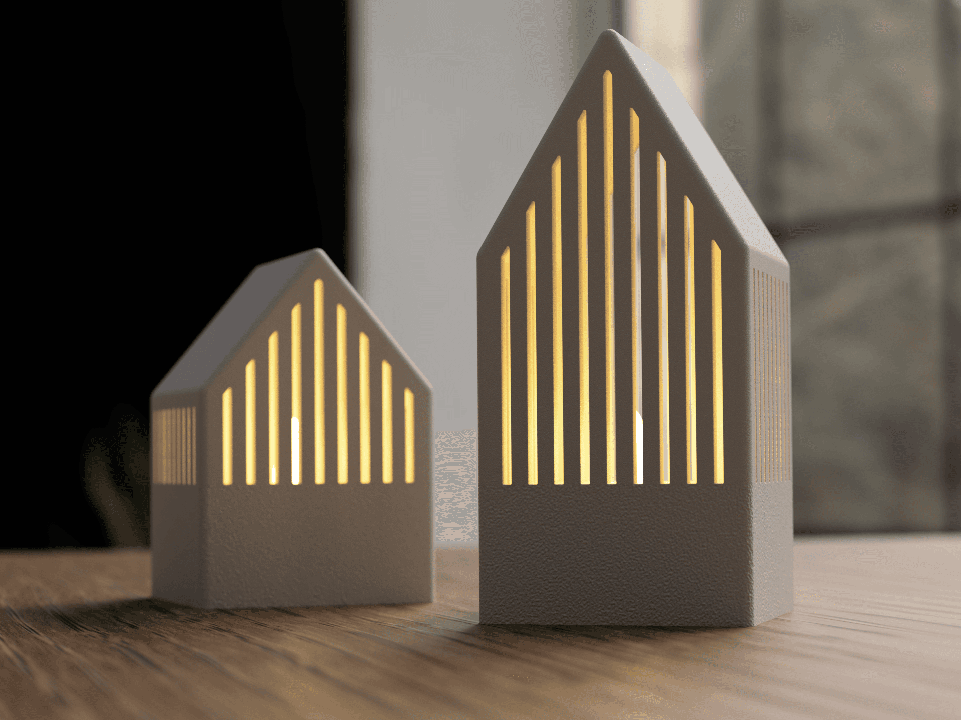 Maison Lumineuse Japandi (bougie LED)