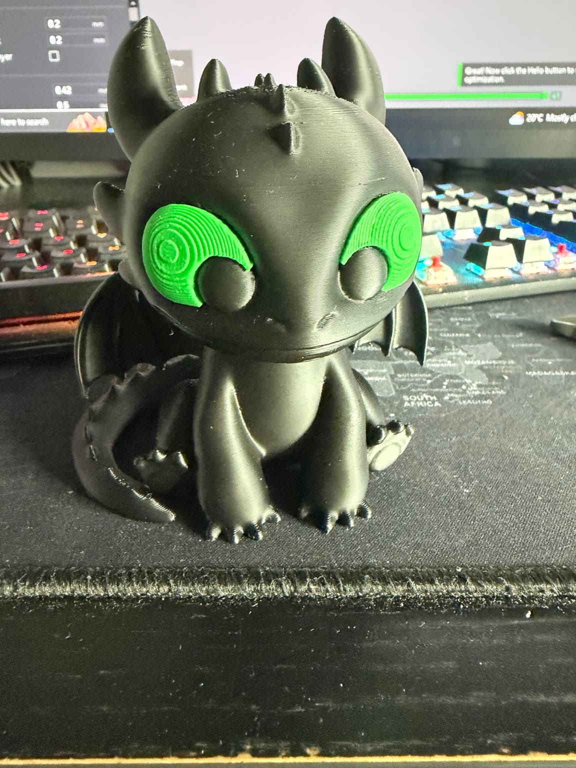 Krokmou — figurine multicolore