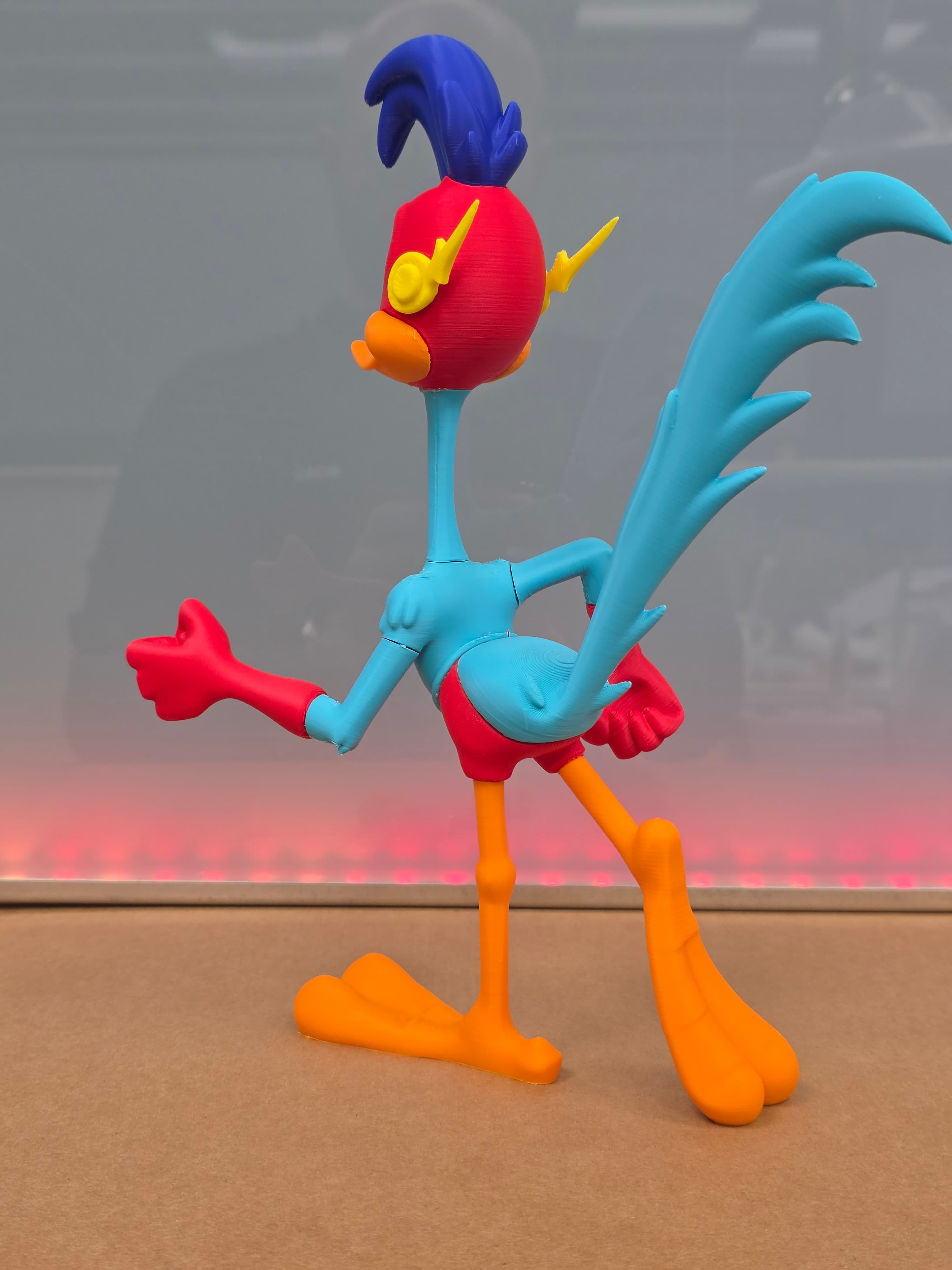 Bip Bip en Flash — figurine multicolore