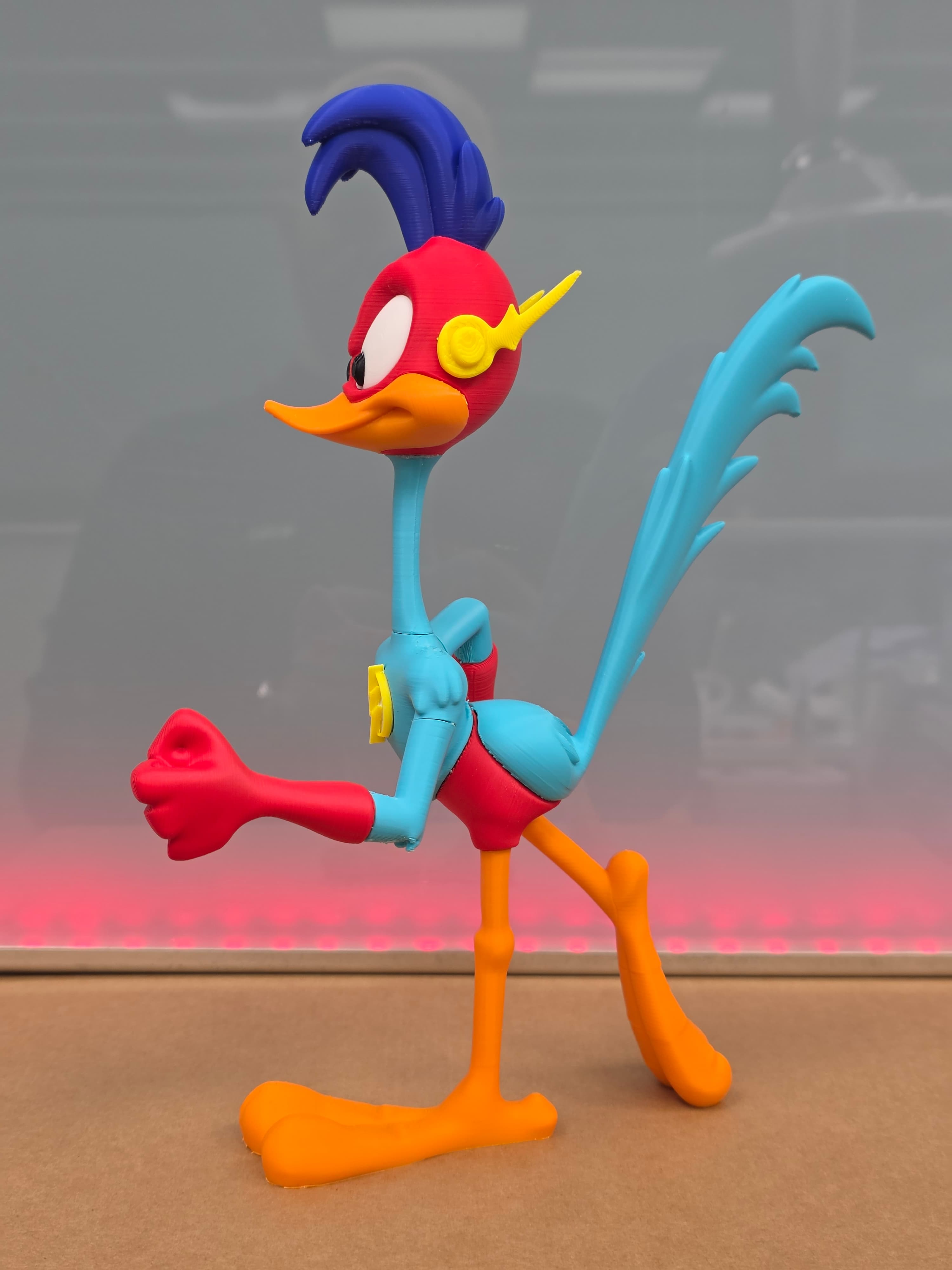 Bip Bip en Flash — figurine multicolore