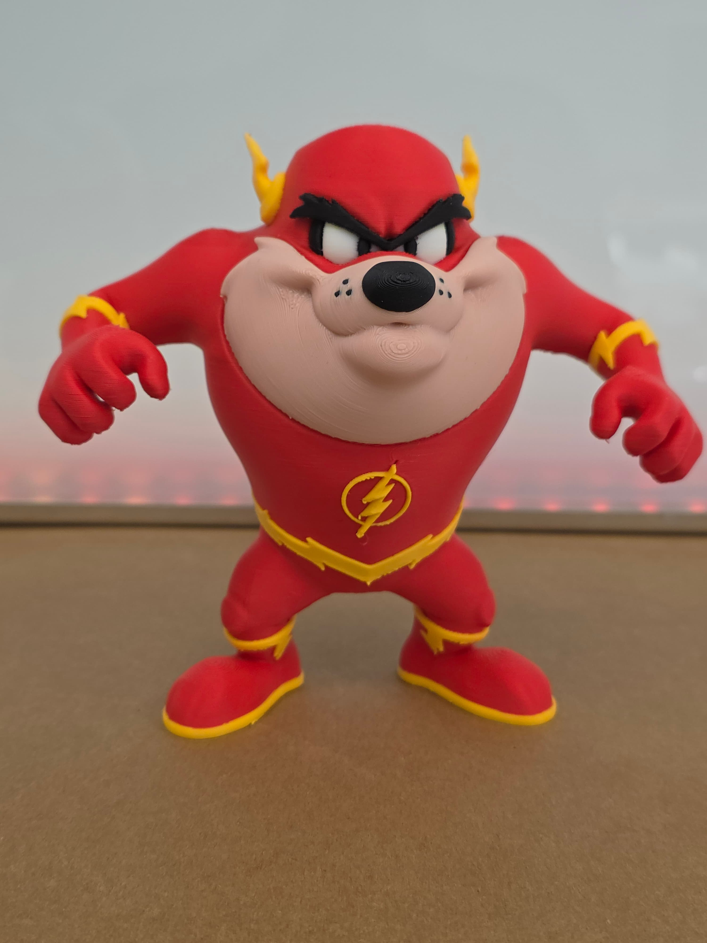 Taz en Flash — figurine multicolore