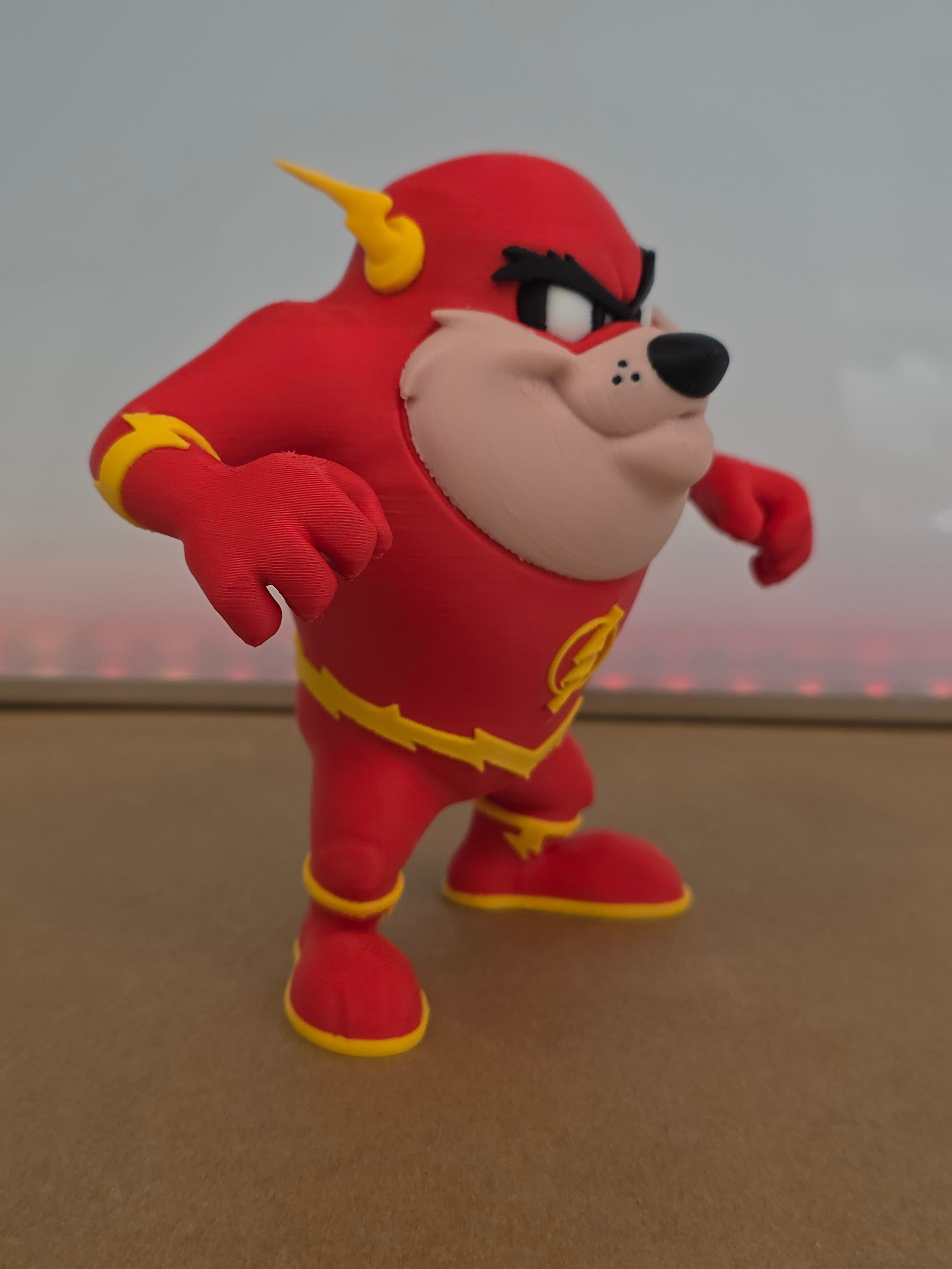 Taz en Flash — figurine multicolore