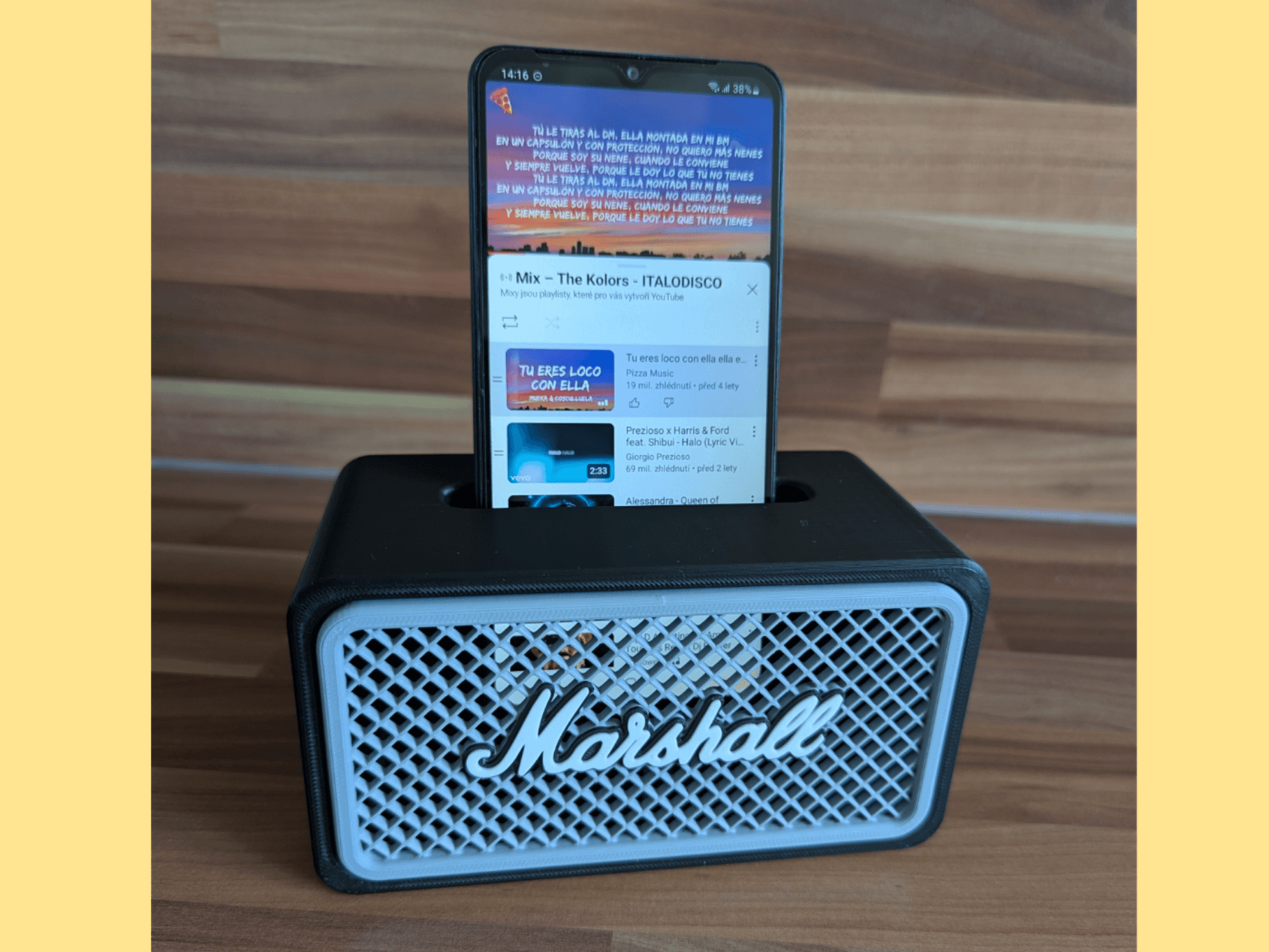 Ampli passif smartphone style Marshall