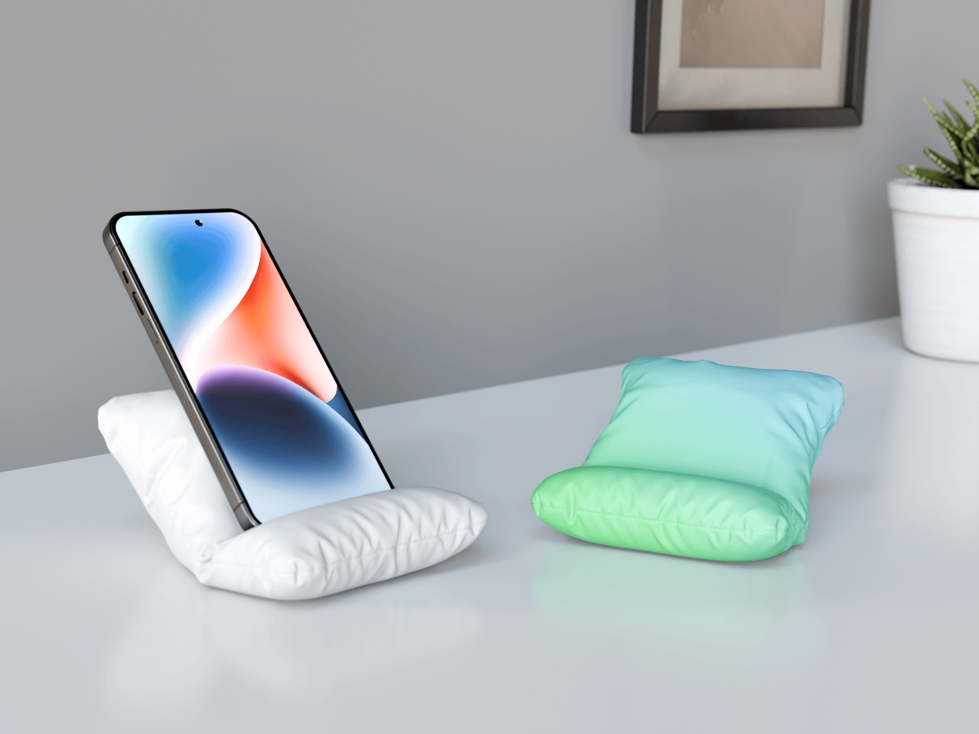 Support téléphone « Coussin »