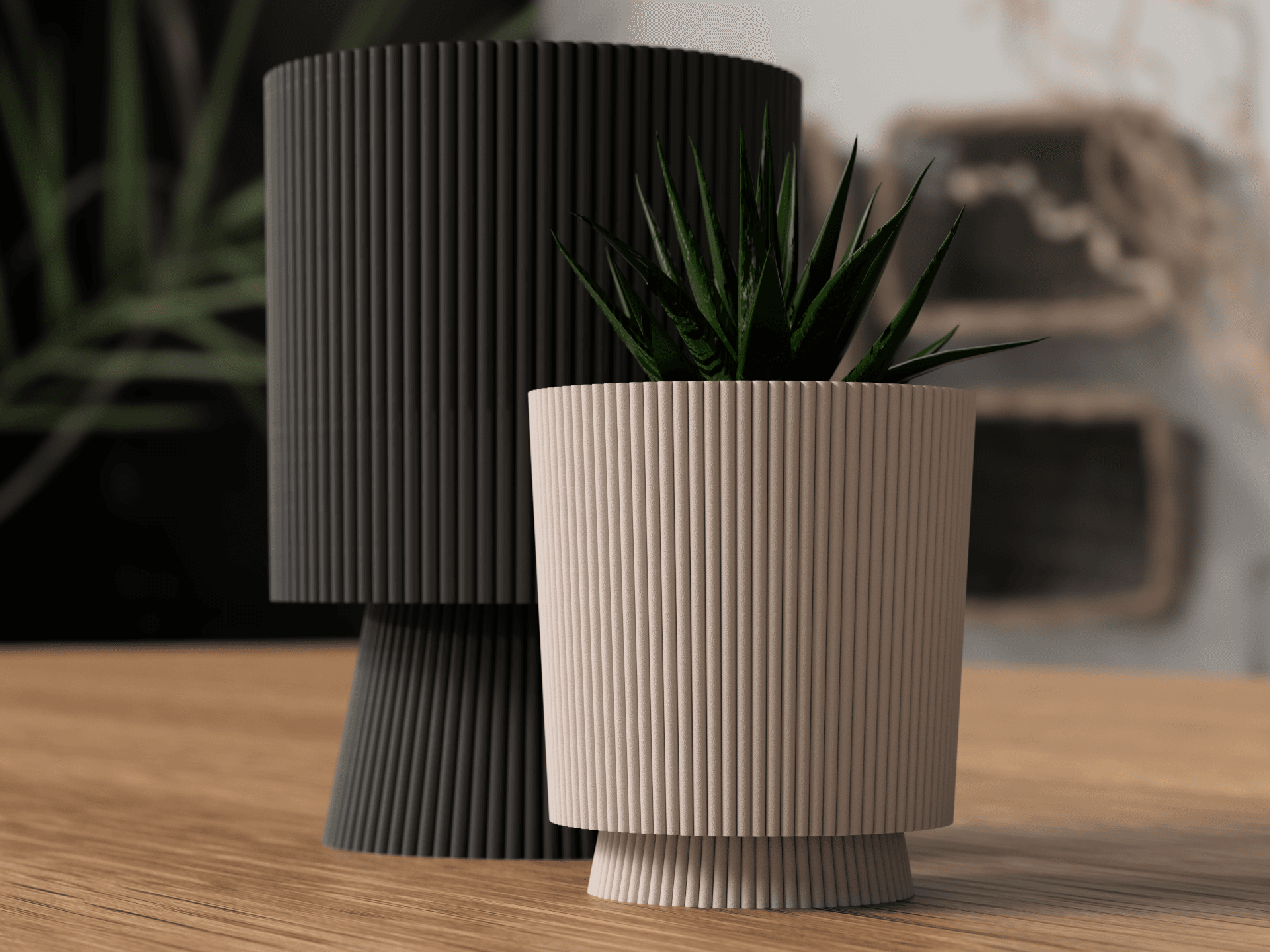 Cache-pot avec Soucoupe