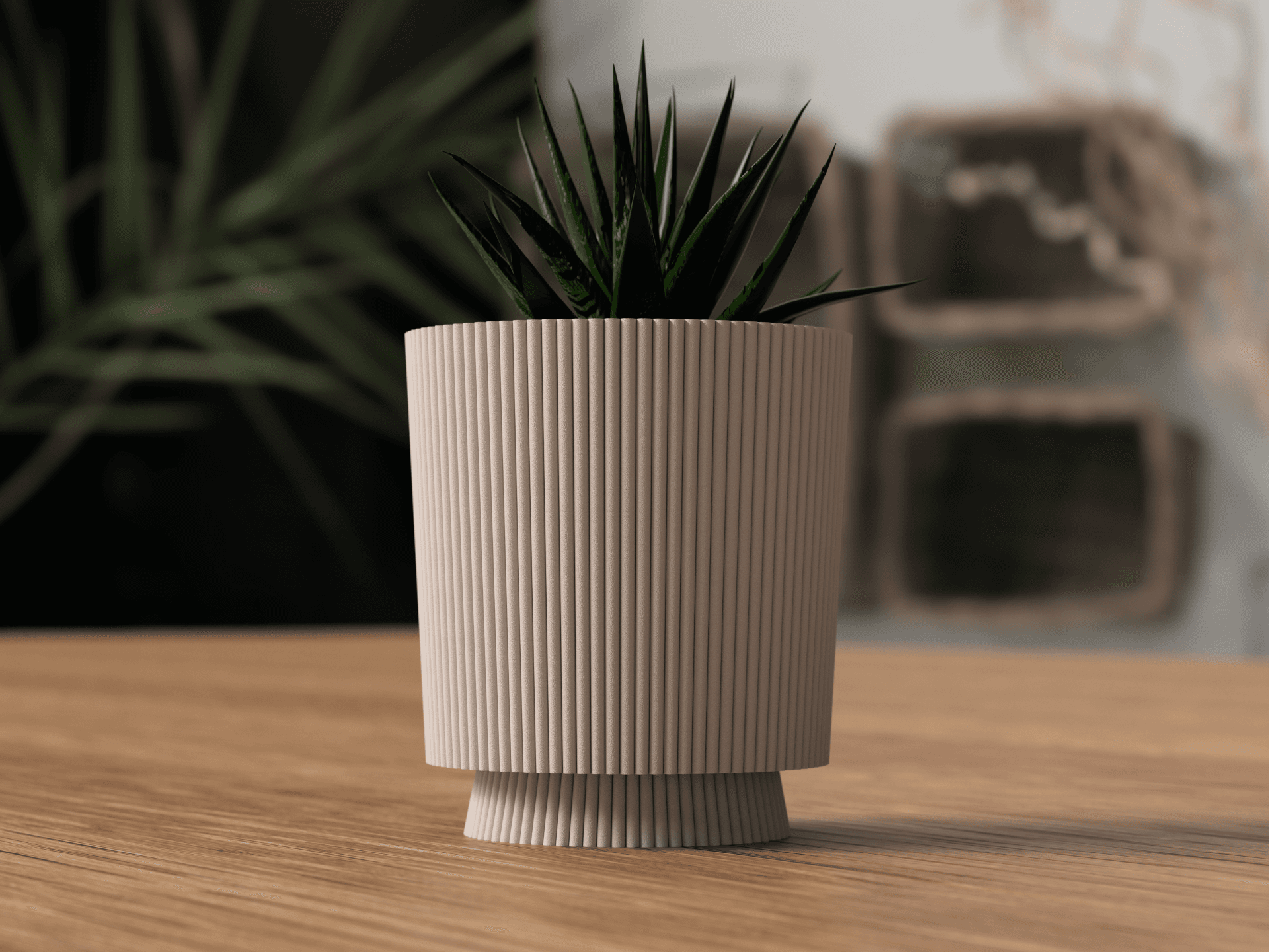 Cache-pot avec Soucoupe