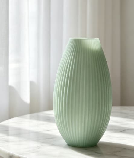 Vase Moderne Nervuré