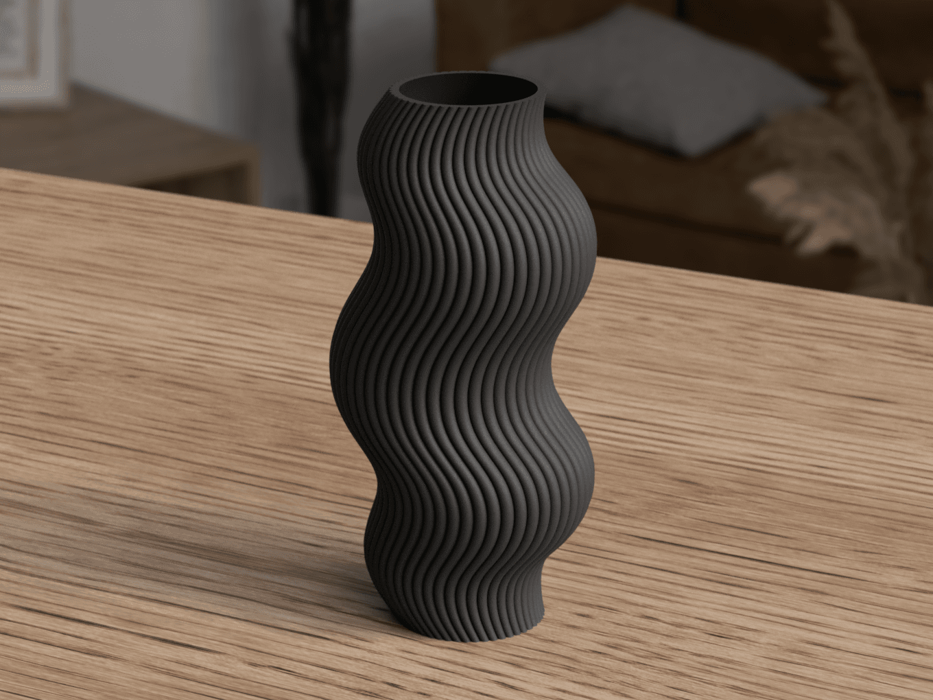 Vase Ondulé Moderne