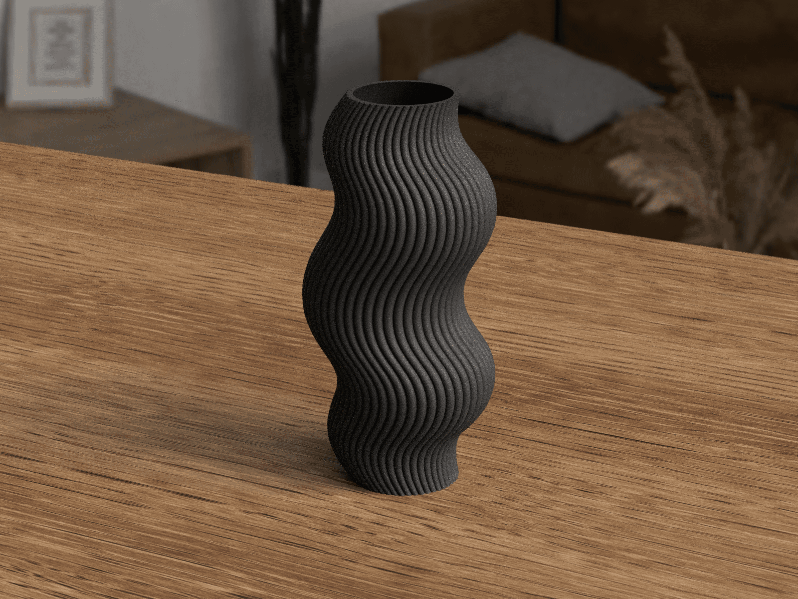 Vase Ondulé Moderne