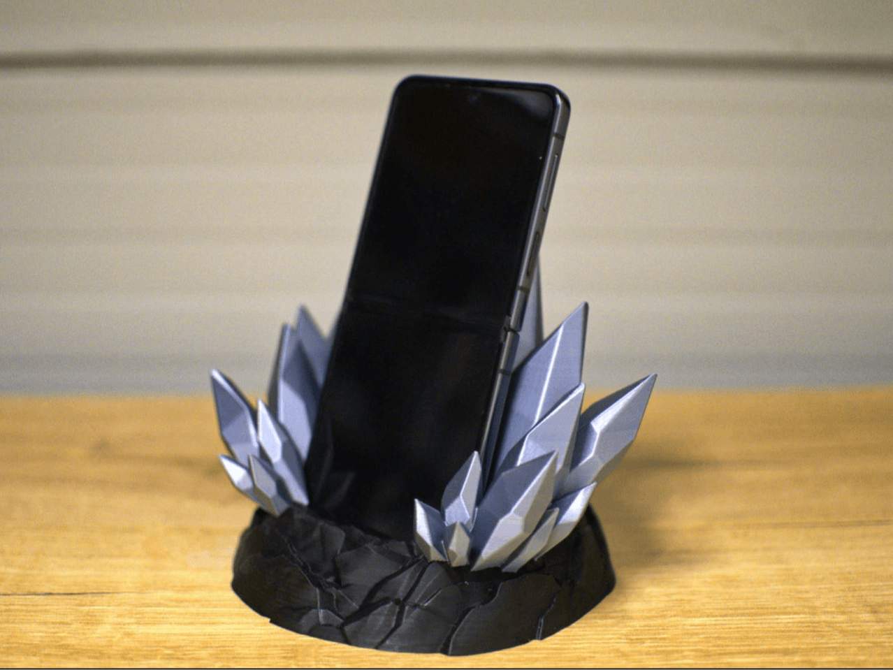 Support téléphone facettes « Cristal »
