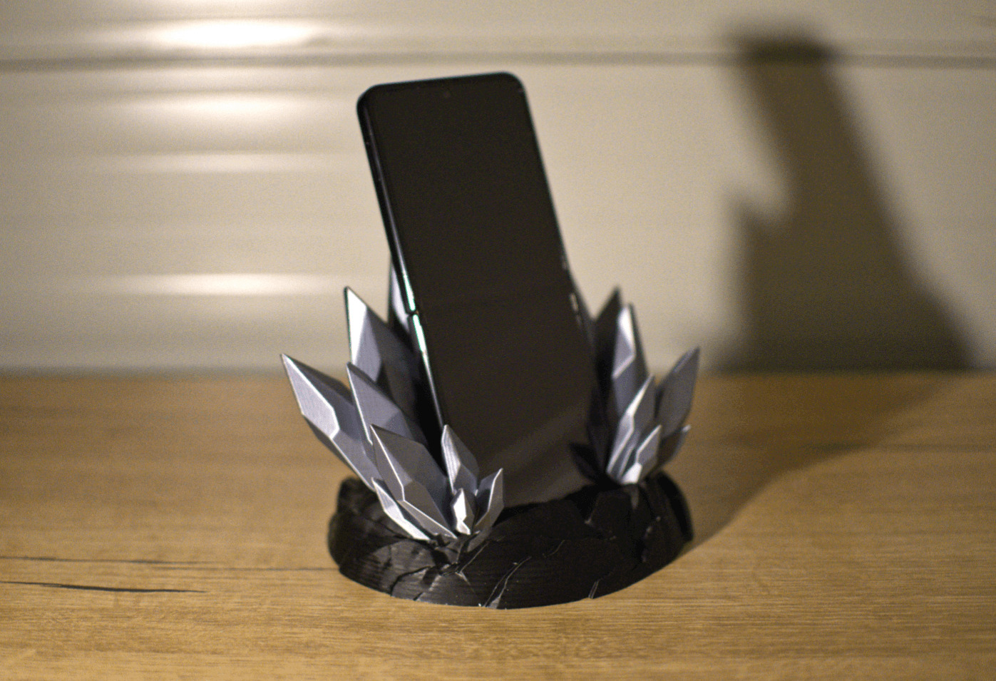 Support téléphone facettes « Cristal »