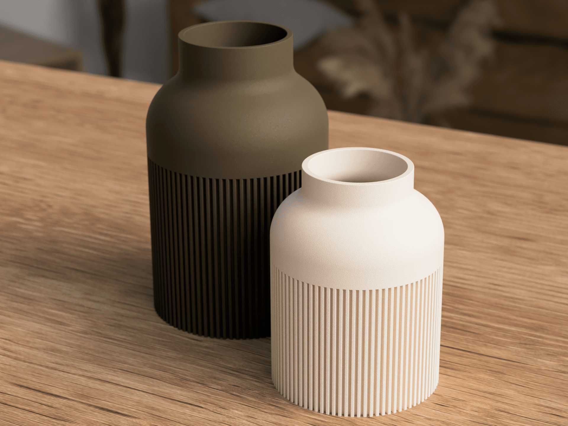 Vase Hiku Japandi
