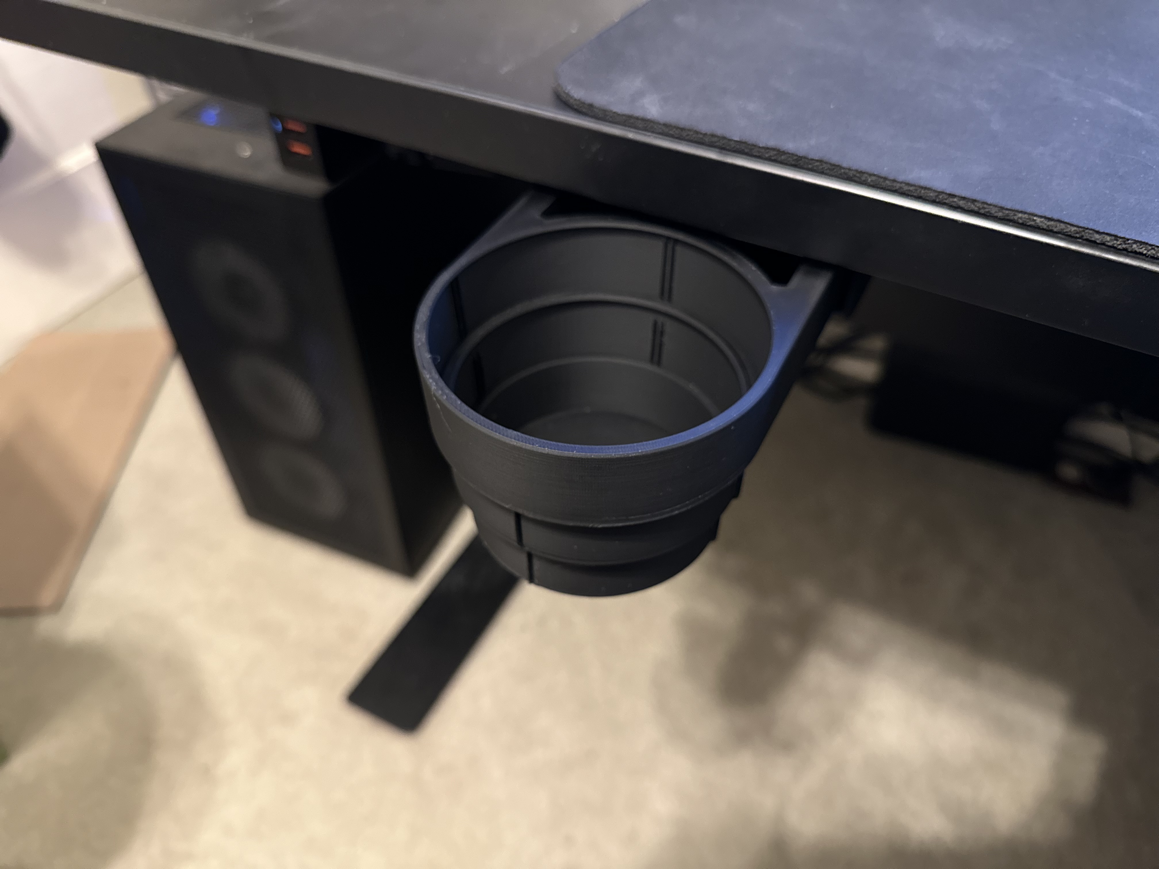 Porte-gobelet de bureau rétractable