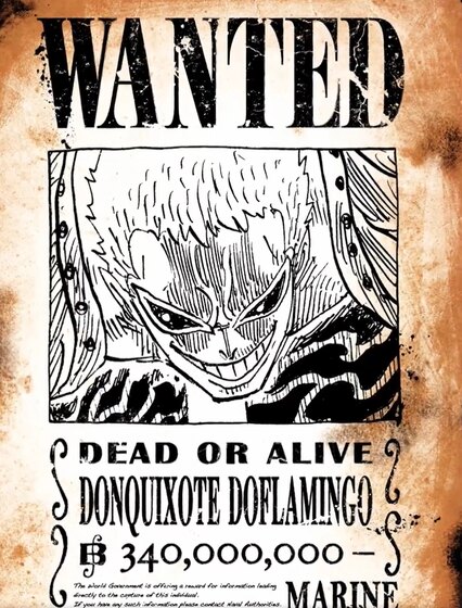 Avis de recherche — Donquixote Doflamingo