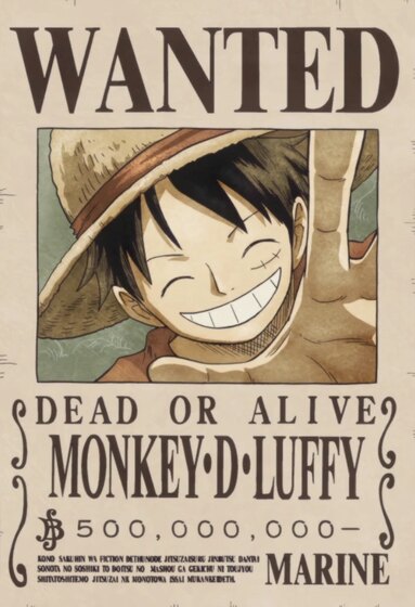 Avis de recherche — Monkey D. Luffy
