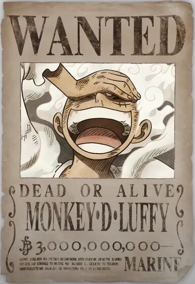 Avis de recherche — Monkey D. Luffy