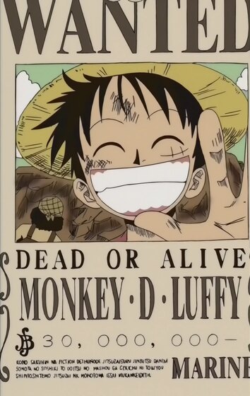 Avis de recherche — Monkey D. Luffy