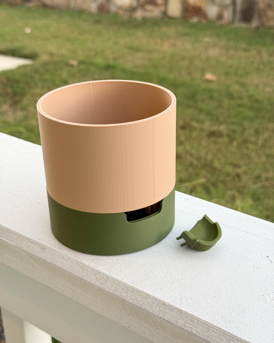 Cache-pot Auto-arrosant Rond