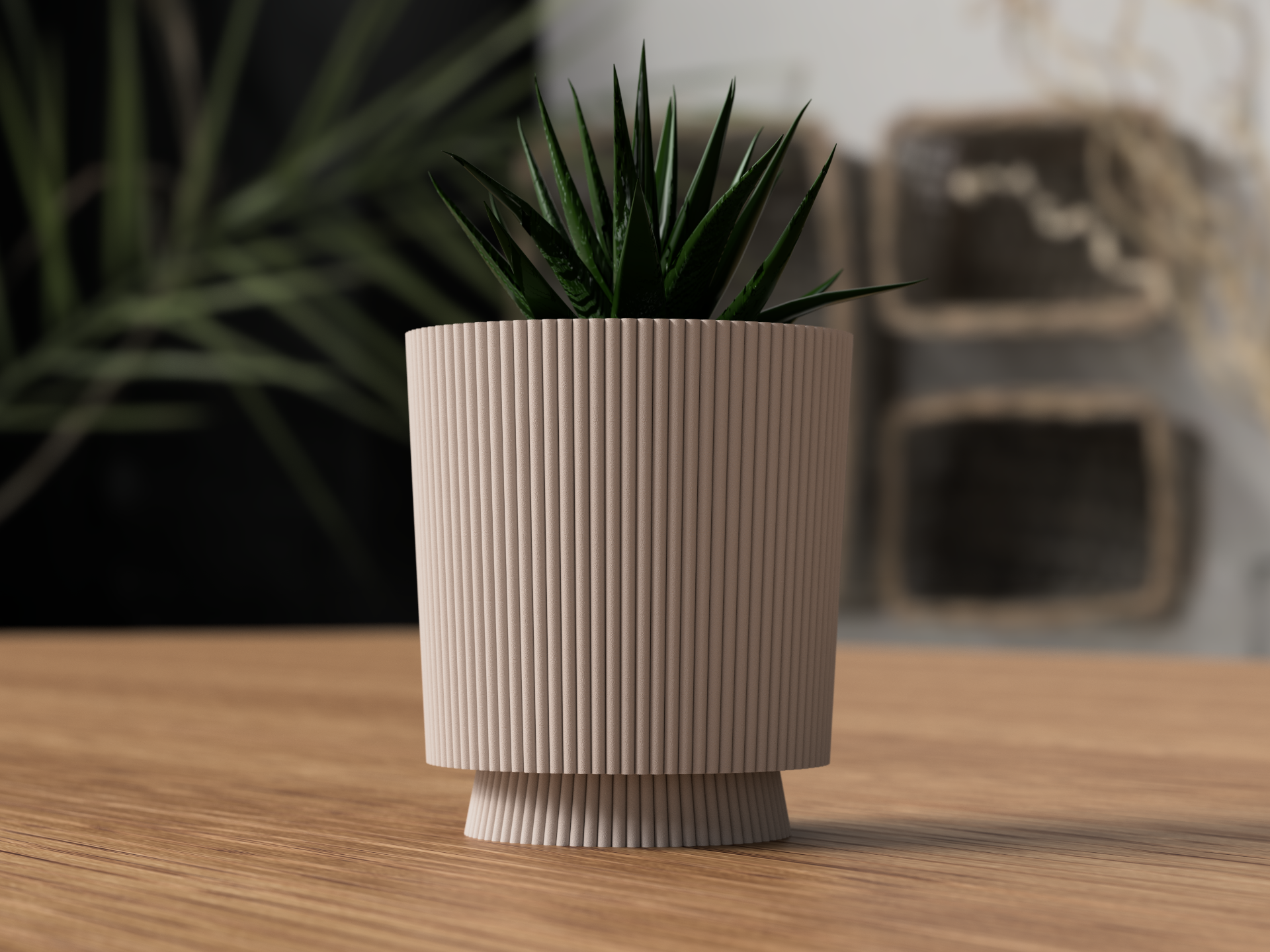 Cache-pot avec Soucoupe