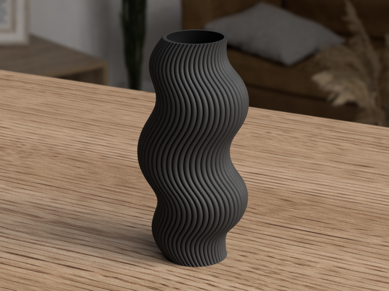 Vase Ondulé Moderne